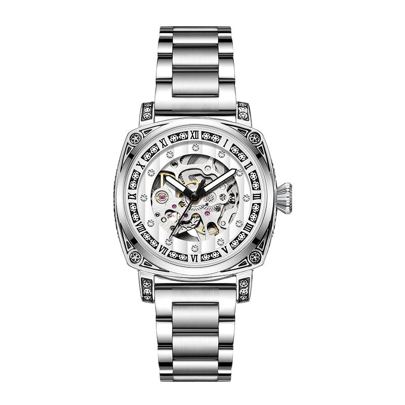 Leather Belt Watch Needles Luminous Waterproof Watches