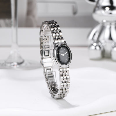 Oval Dial Female Casual Light Luxury Art