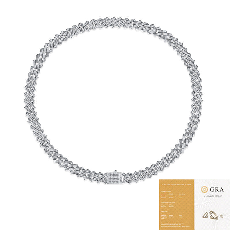 S925 Silver Challenge Necklace For Men