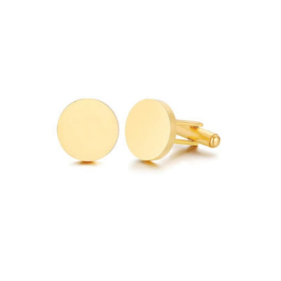 European And American Minimalist Household Stainless Steel Cufflinks