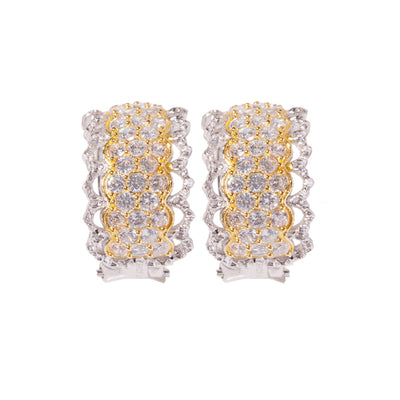 European And American Vintage Lace Star Earrings