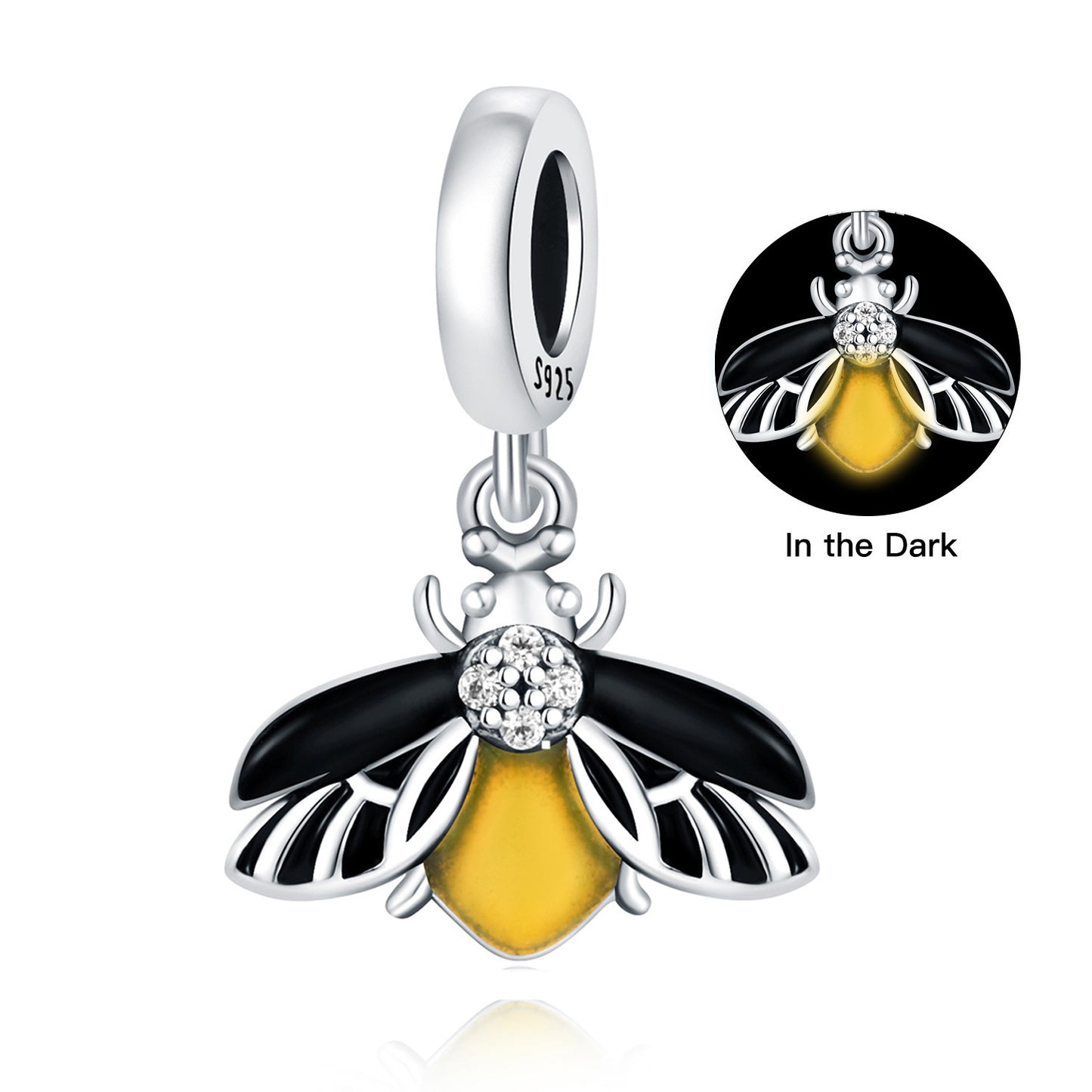 925 Sterling Silver Beads Pendant DIY Bracelet Jewelry Accessories