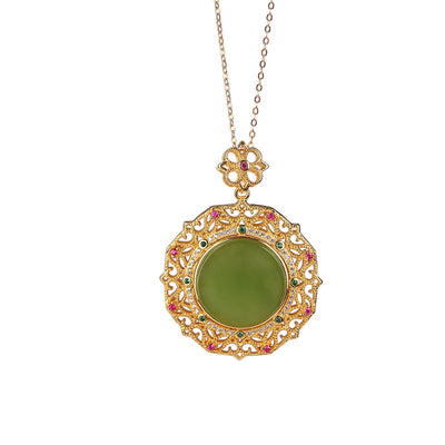 Fashion Pattern Hollow Retro Dignified Pendant