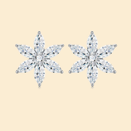 Moissanite 925 Special-interest Earrings Advanced Sense
