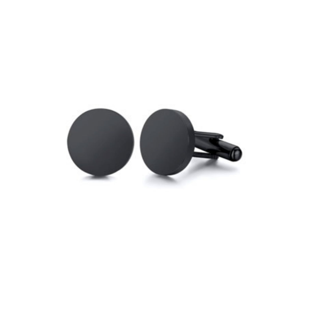European And American Minimalist Household Stainless Steel Cufflinks
