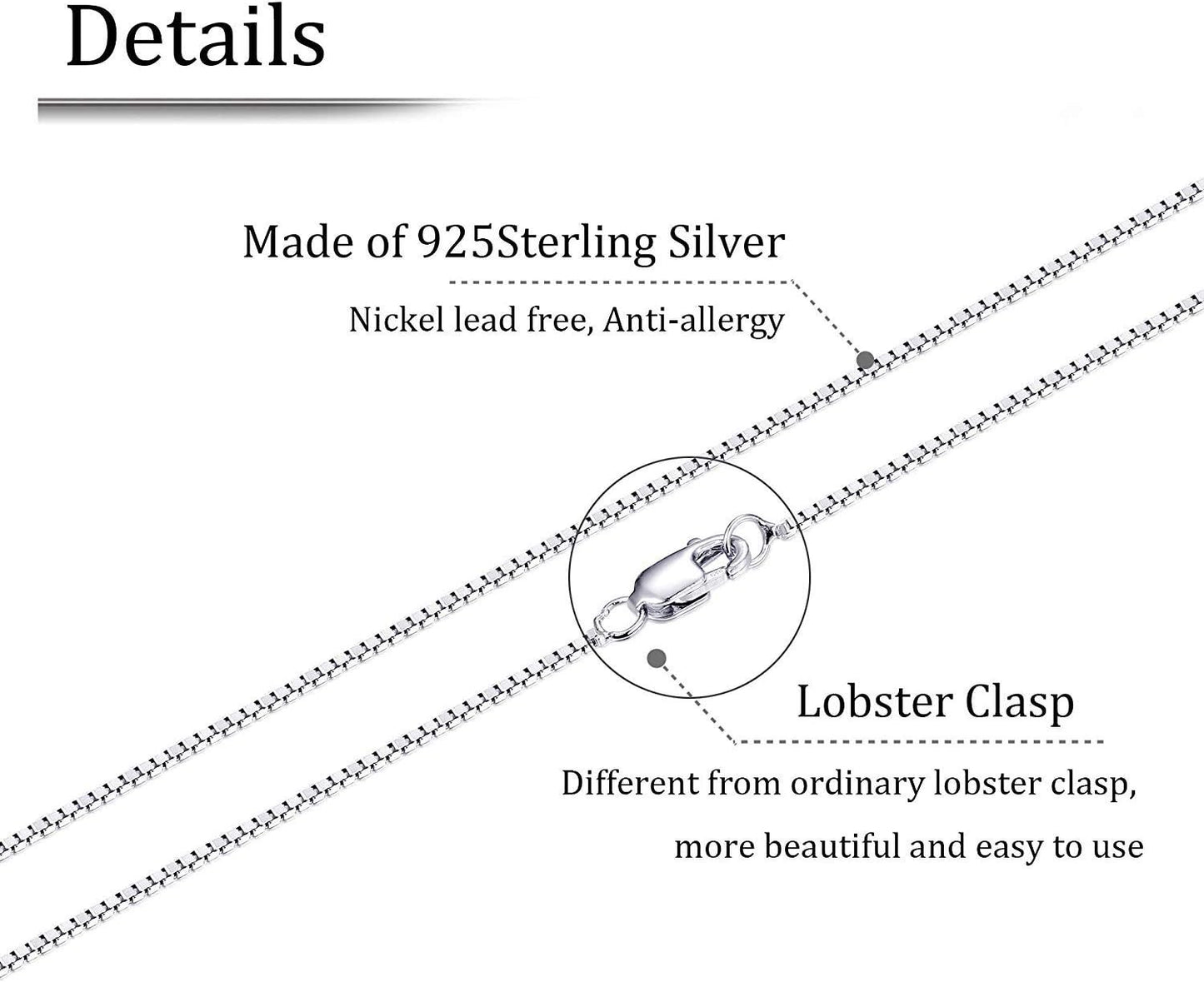 Luxe Letter Pendant Necklace – Sterling Silver & Cubic Zirconia, Personalized 26-Letter Jewelry Gift for Women