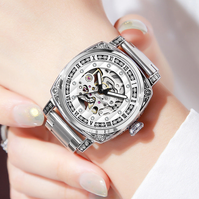 Leather Belt Watch Needles Luminous Waterproof Watches