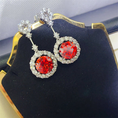 Women's All-Match 4 Karat Moissanite Trendy Earrings