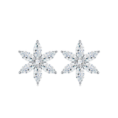 Moissanite 925 Special-interest Earrings Advanced Sense