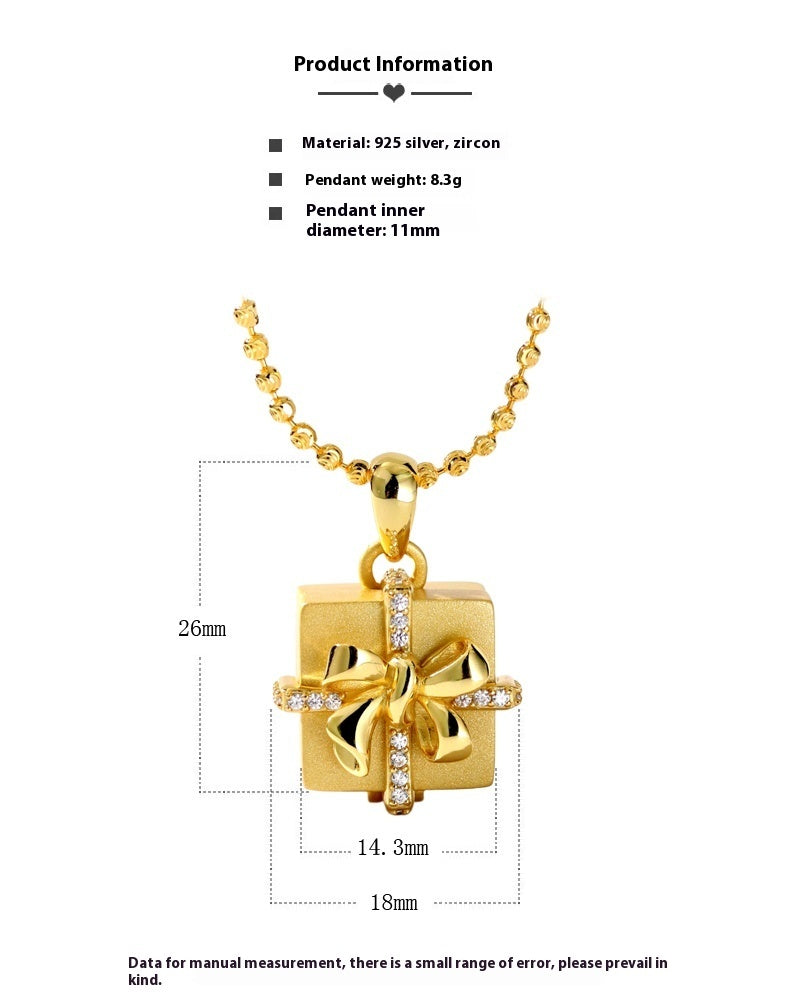 Gift Box Necklace Can Be Opened For Photos