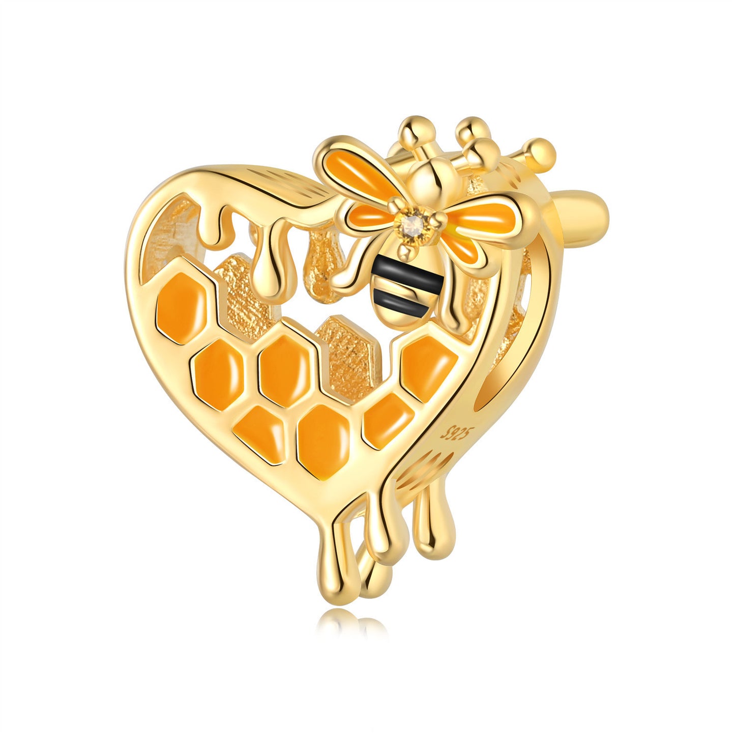 925 Sterling Silver Beads Pendant DIY Bracelet Jewelry Accessories