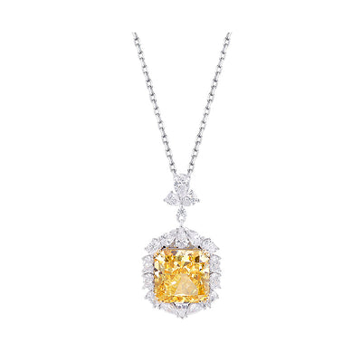 Women's Light Luxury 925 Sterling Silver Moissanite Diamond Necklace