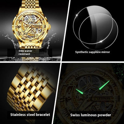 Automatic Mechanical Watch Hollow High-end Mechanical Men's Watch