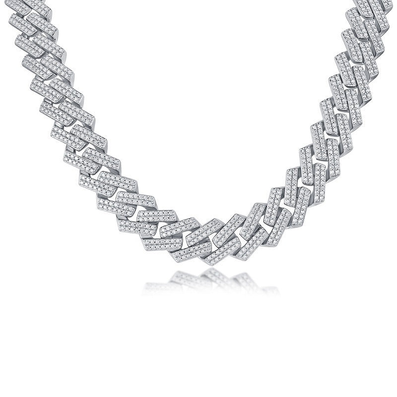 S925 Silver Challenge Necklace For Men